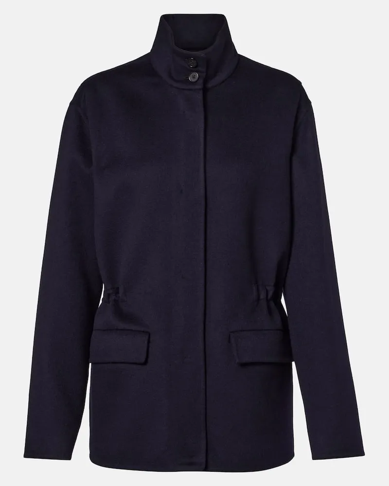 The Row Jacke Tanera aus Kaschmir Blau