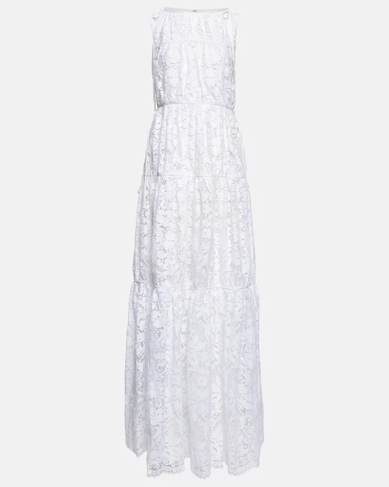 Erdem Bridal Robe Isla aus Spitze Weiß
