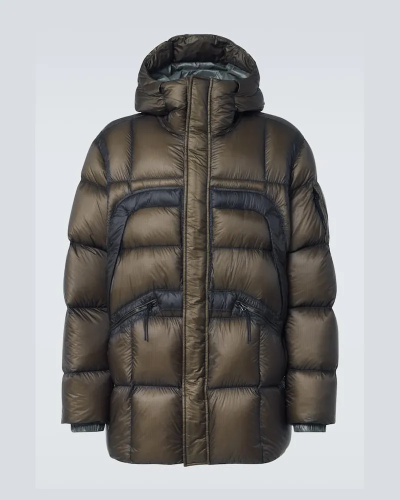 C.P. Company Daunenjacke Lens Grã¼n