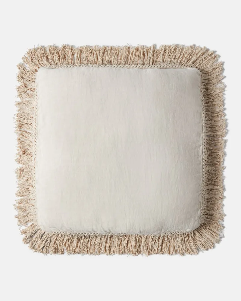Once Milano Kissen aus Leinen Beige