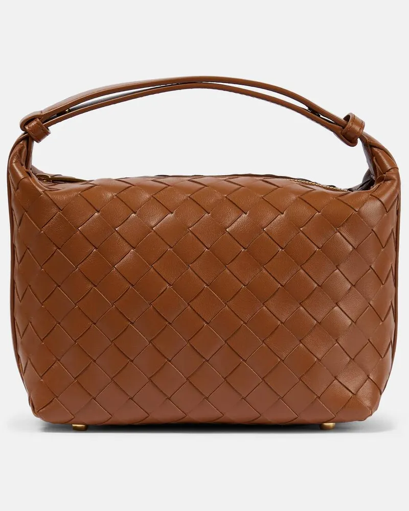 Bottega Veneta Tote Mini Wallace aus Leder Braun