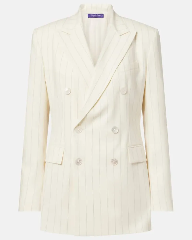 Ralph Lauren Blazer aus Wolle Weiß