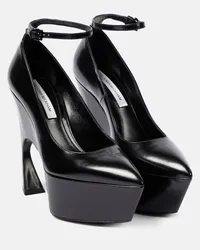 Victoria Beckham Plateau-Pumps aus Leder Schwarz