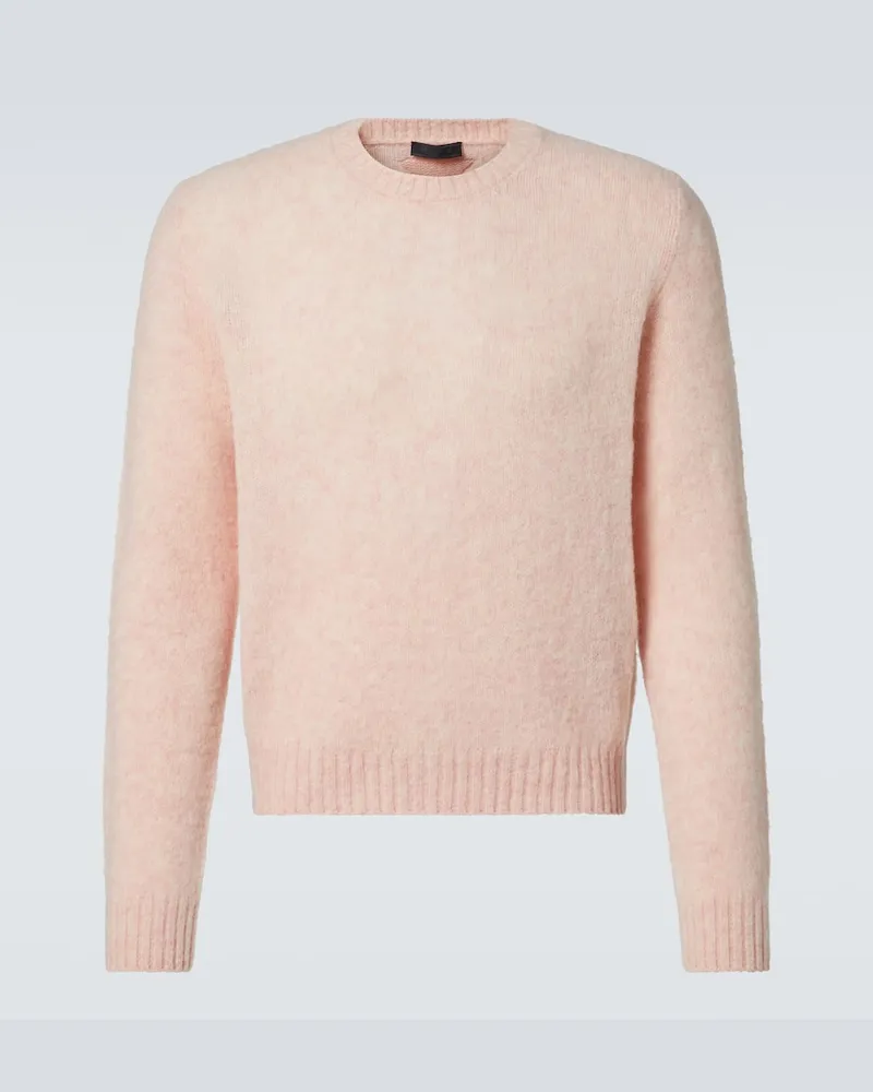 Prada Pullover aus Schurwolle Rosa