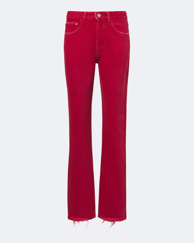 Isabel Marant Distressed Slim Jeans Daya Rot