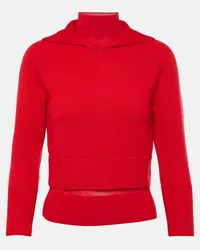 Victoria Beckham Pullover aus Wolle Rot