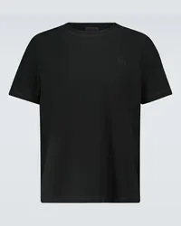 Moncler T-Shirt aus Jersey Schwarz