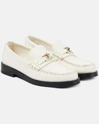 Jimmy Choo Loafers Addie aus Leder Weiss