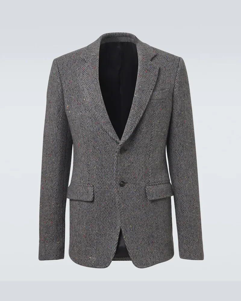 Gabriela Hearst Jacke Irvine aus Wolle und Kaschmir Grau