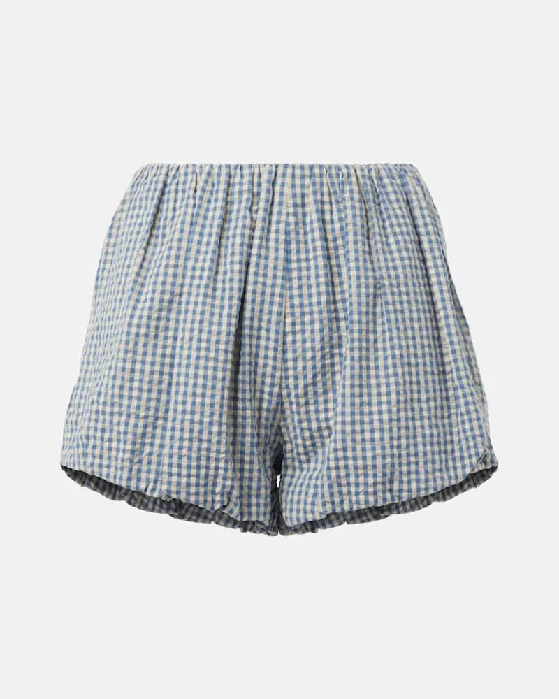 Posse Shorts Aurelia aus Baumwolle Blau