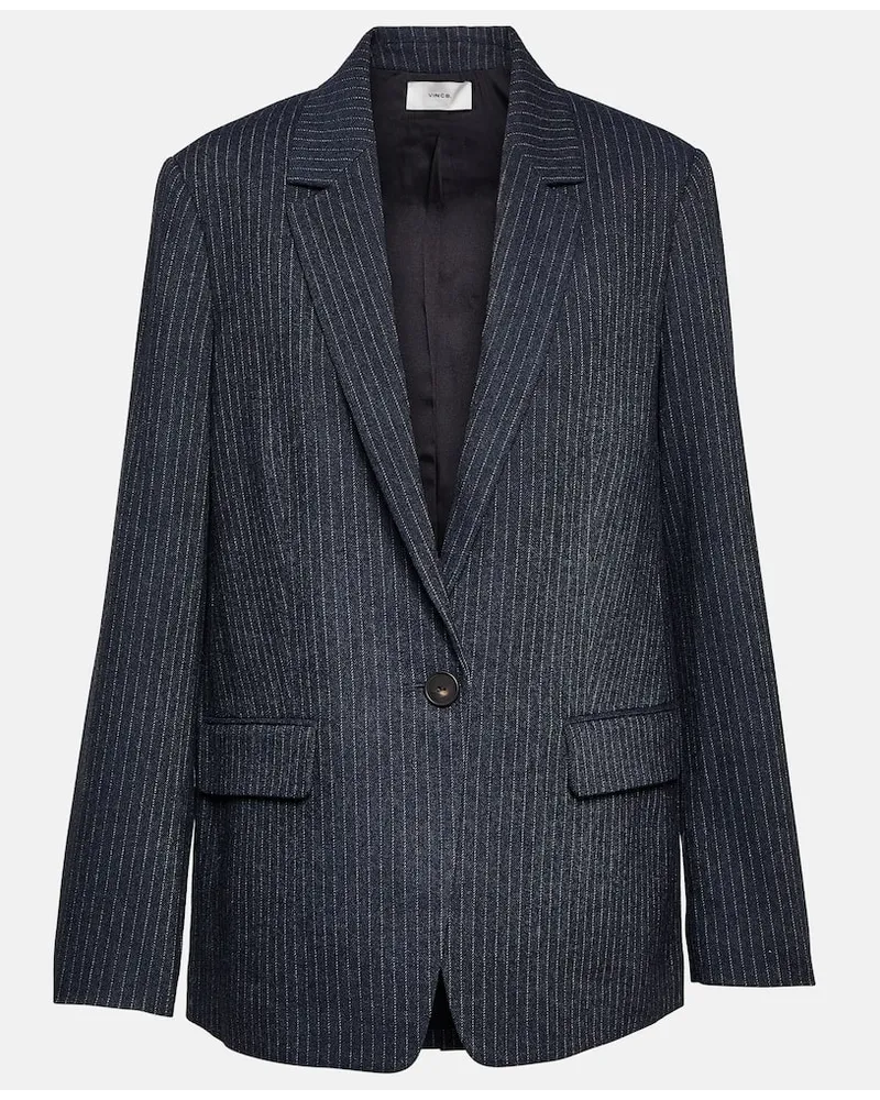 Vince Blazer aus Flanell Grau