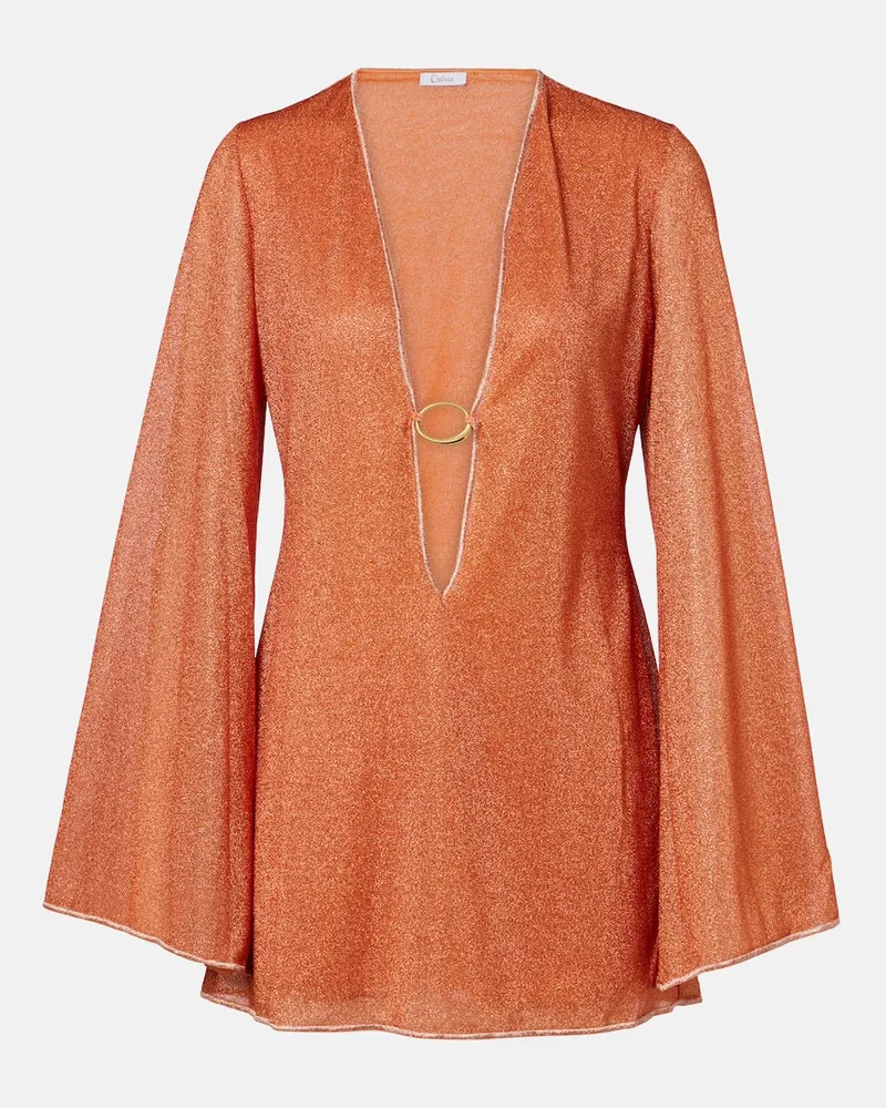 Oséree Oséree Minikleid Glazed Lumière Orange