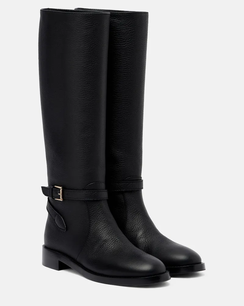 Gianvito Rossi Stiefel aus Leder Schwarz