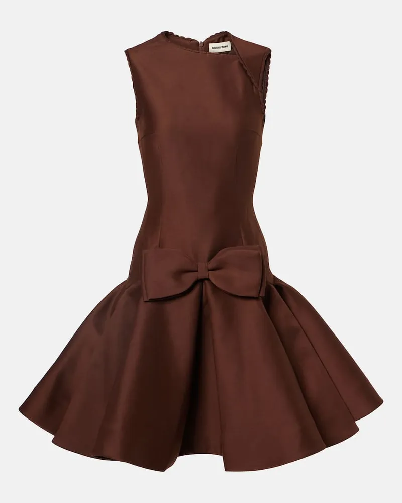 SHUSHU/TONG Midikleid Braun