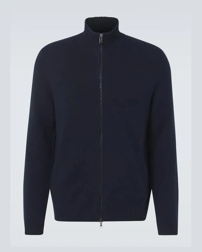 Bogner Ski-Midlayer Dexter aus Wolle und Kaschmir Blau
