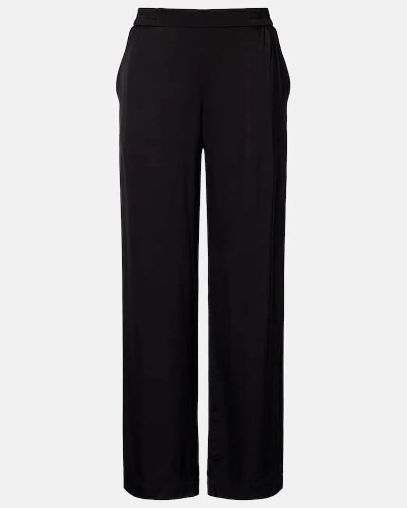 Velvet Weite Hose Larkin Schwarz