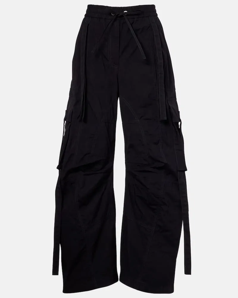 Dolce & Gabbana Mid-Rise-Cargohose Schwarz
