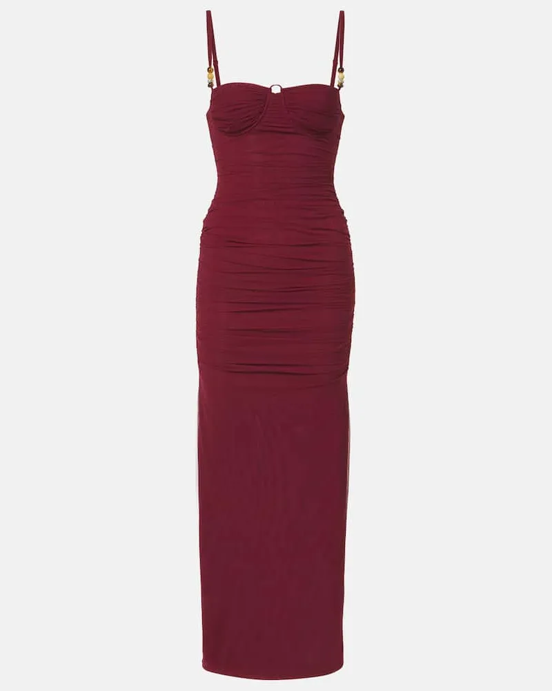 SIR Maxikleid Toni aus Mesh Rot