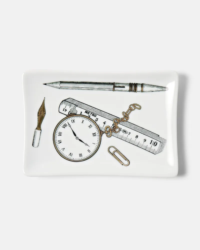 Fornasetti Deko-Schale Pennini Gold