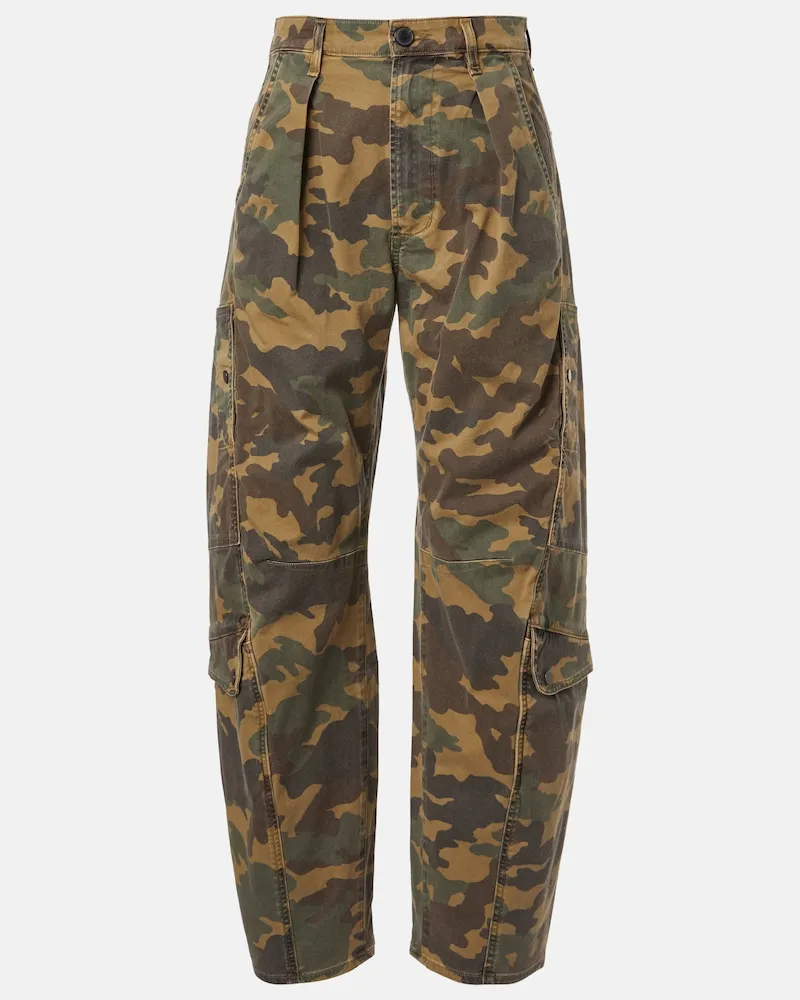 Citizens of humanity Hose Flight aus Twill Grün