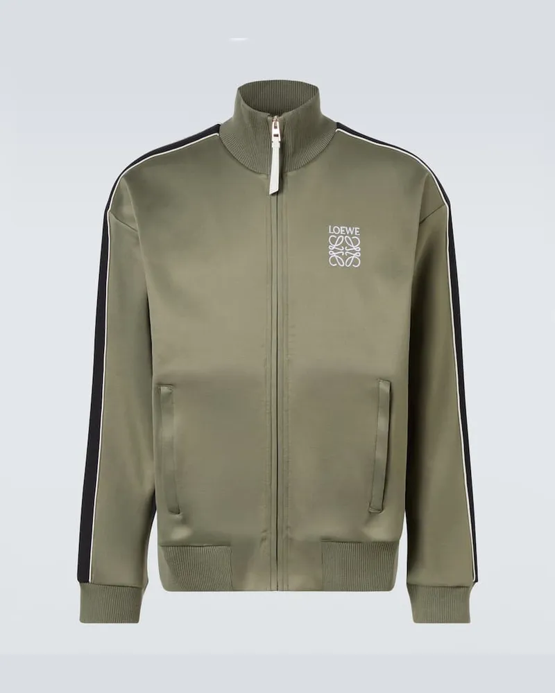 Loewe Trainingsjacke Anagram aus Jersey Grã¼n