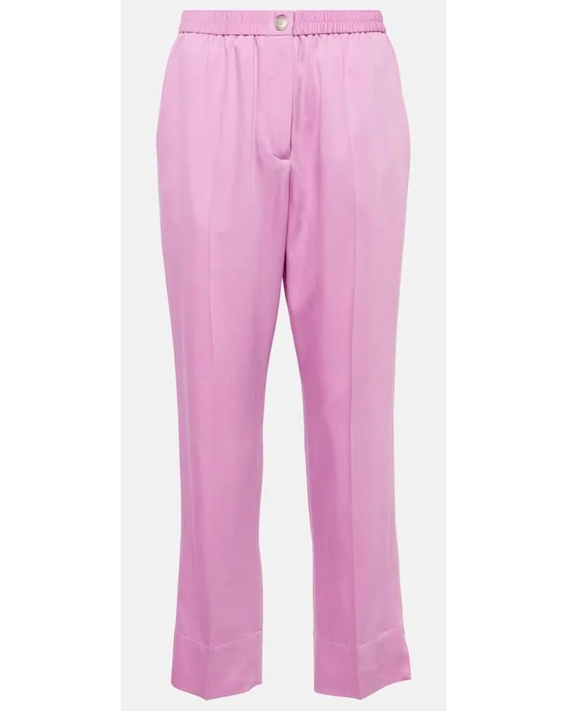 Joseph Gerade Cropped-Hose Tottenham Pink