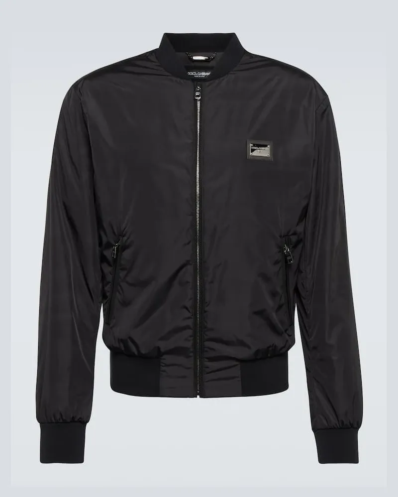 Dolce & Gabbana Bomberjacke Schwarz