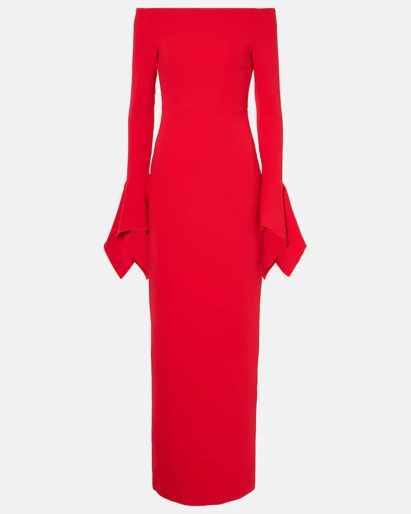 Solace London Off-Shoulder-Robe Amalie Rot