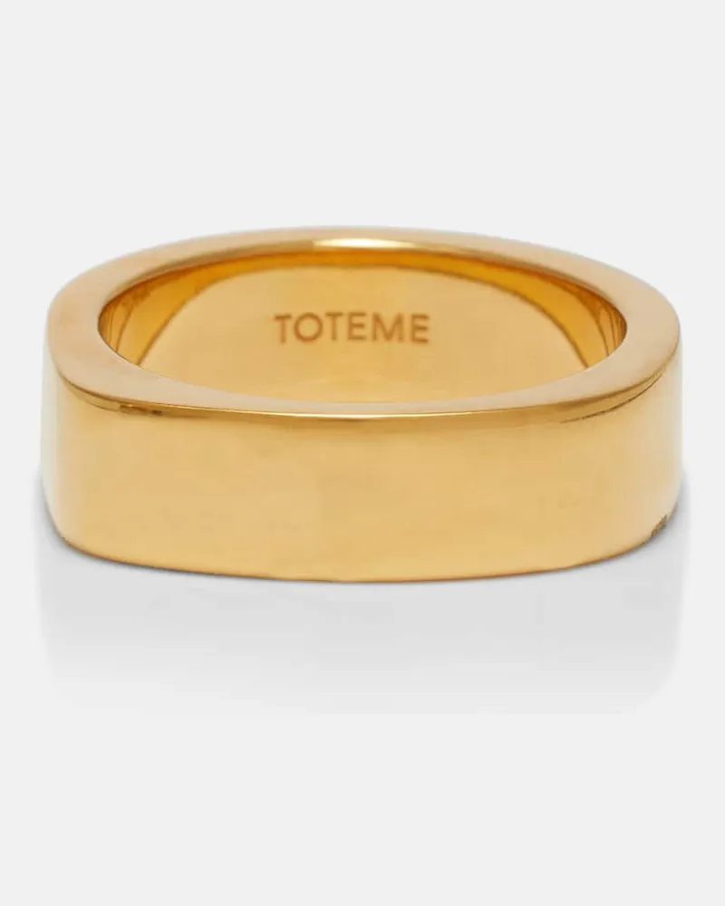 Totême Ring Signature, 18kt vergoldet Gold