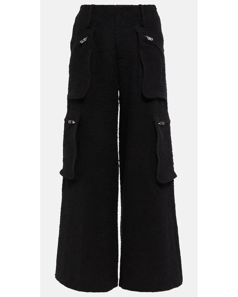 Amiri High-Rise-Cargohose Schwarz