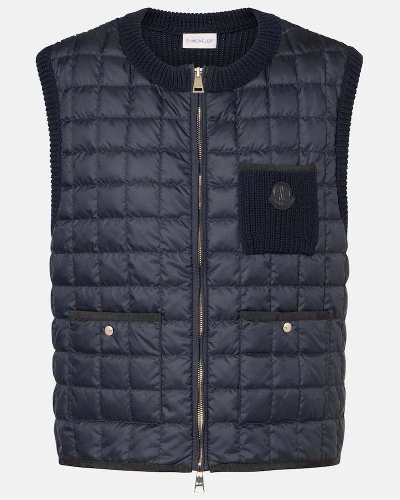 Moncler Daunenweste Schwarz