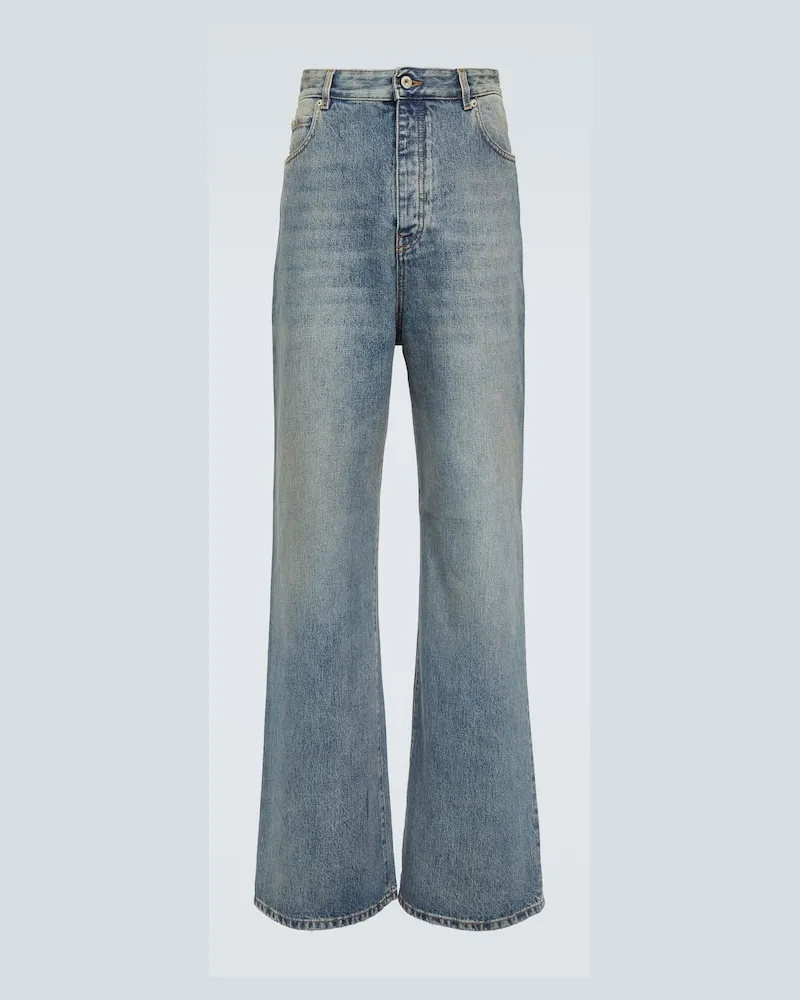 Loewe Wide-Leg Jeans Blau