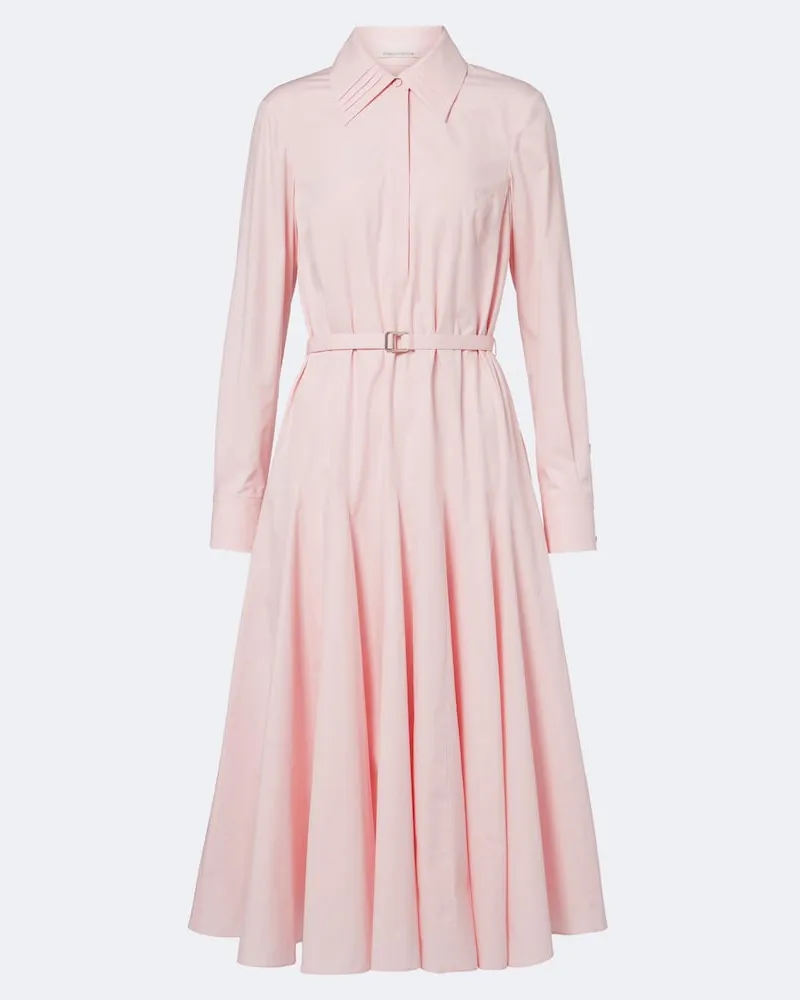 EMILIA WICKSTEAD Hemdblusenkleid Marione aus Baumwolle Rosa