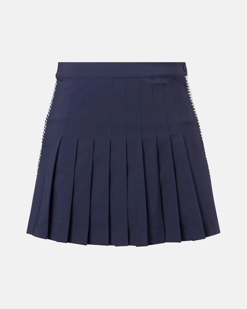 Tory Burch Tennis Minirock aus Twill Blau