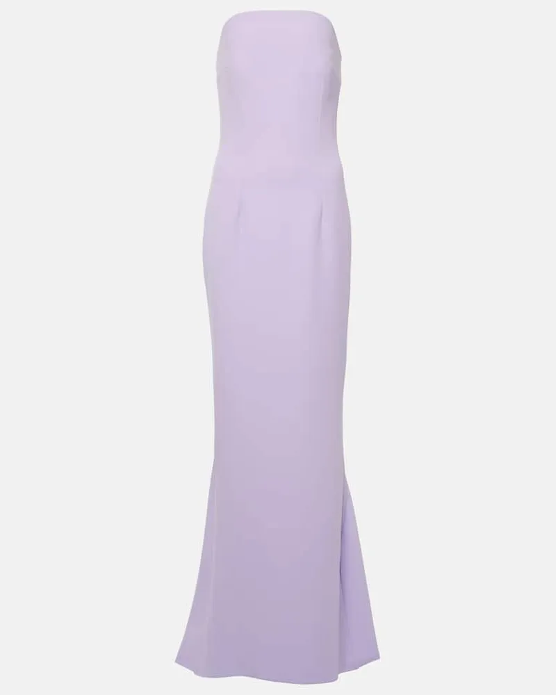 Safiyaa Robe Sofie aus Crêpe Violett