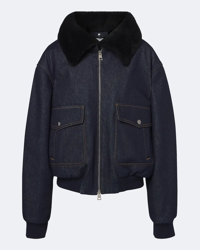 Givenchy Blouson aus Denim Blau