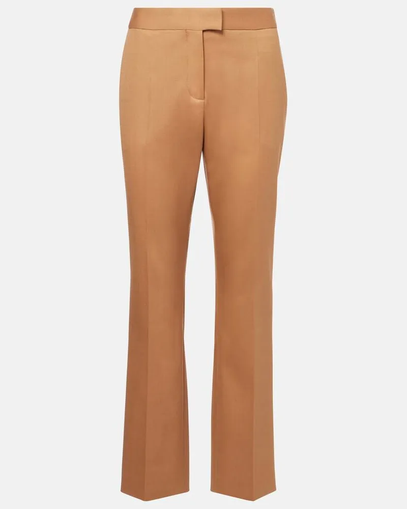 Altuzarra Gerade High-Rise-Hose Todd Braun