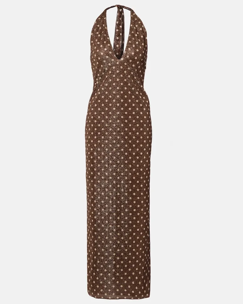 Oséree Oséree Maxikleid Lumière Braun