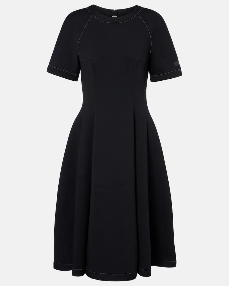 Marni Midikleid aus Jersey Schwarz