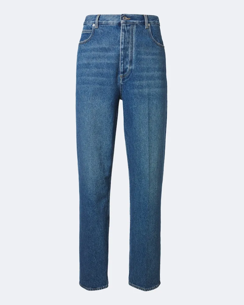 Bottega Veneta Mid-Rise Straight Jeans Blau