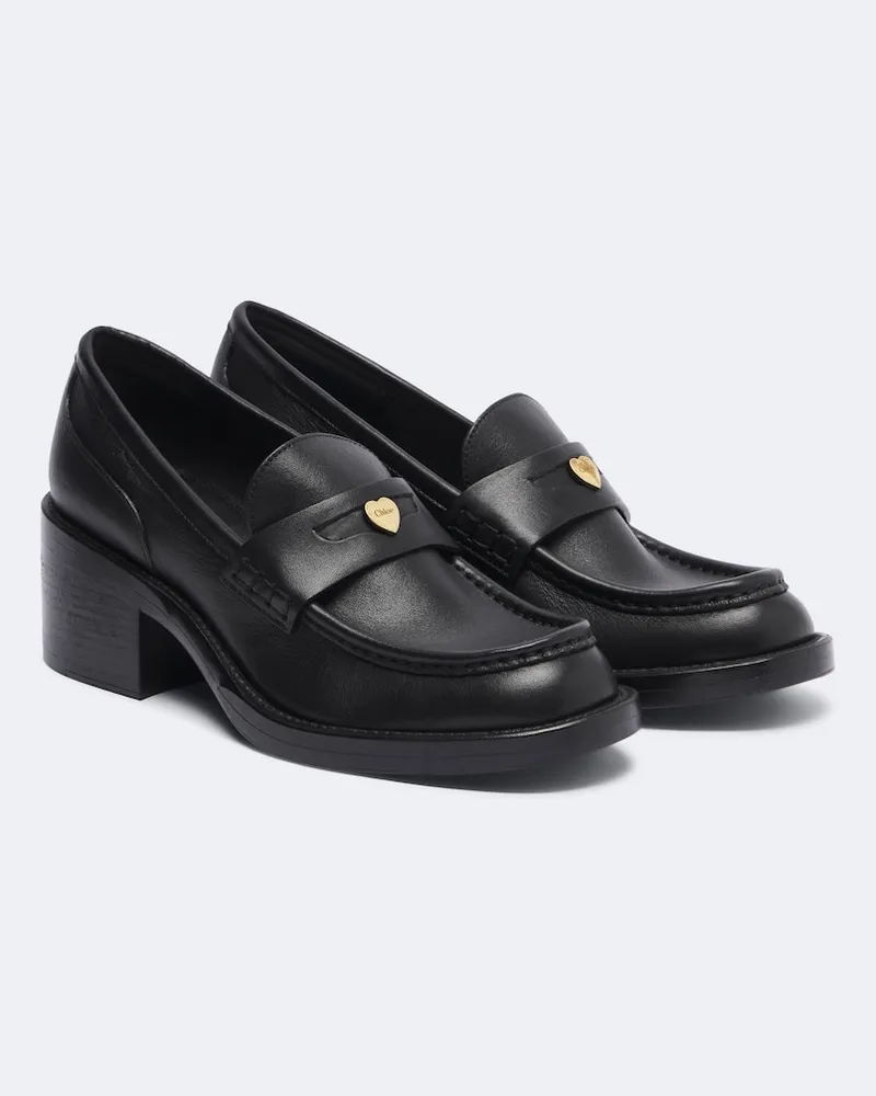 Chloé Chloé Loafer-Pumps Dakota aus Leder Schwarz