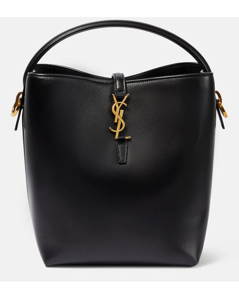 Saint Laurent Tote Le 37 aus Leder Schwarz