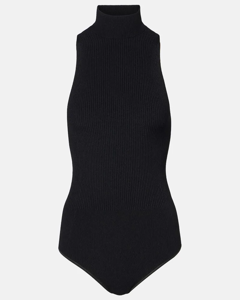 Alaïa Alaïa Bodysuit aus Jersey Schwarz