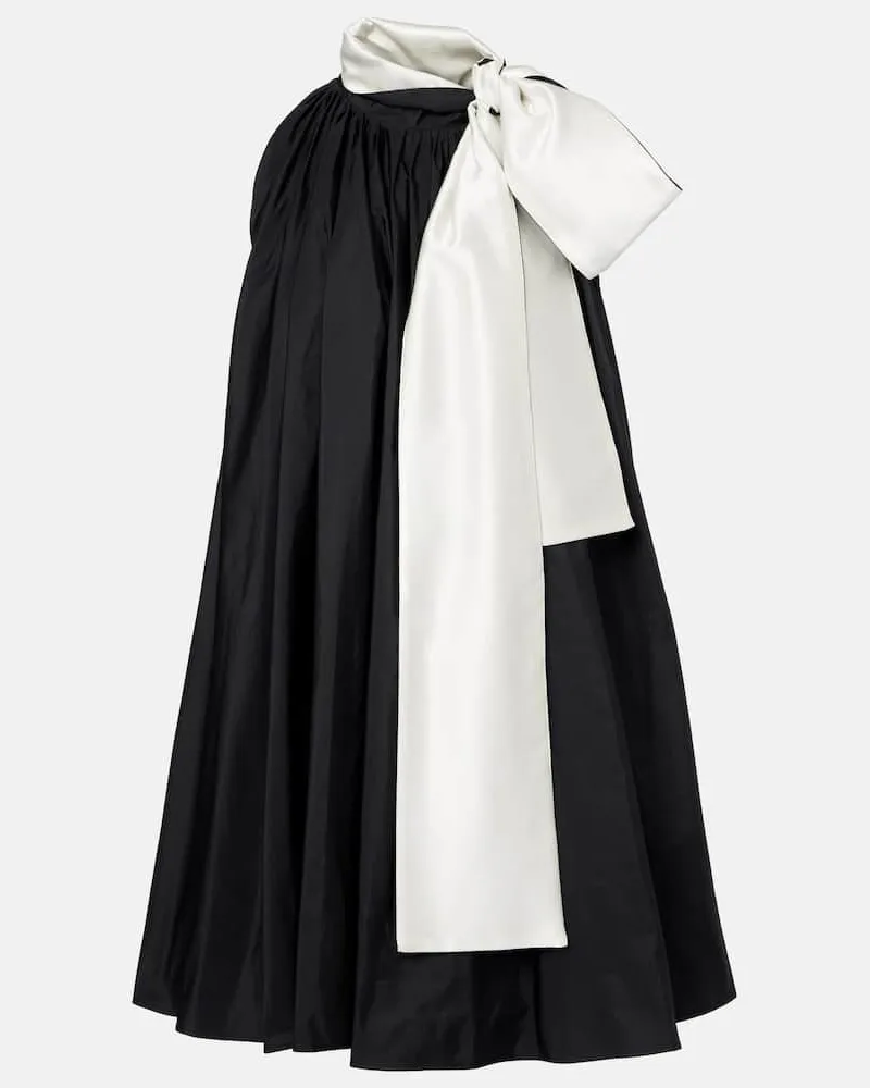 Max Mara Plissiertes Minikleid Schwarz