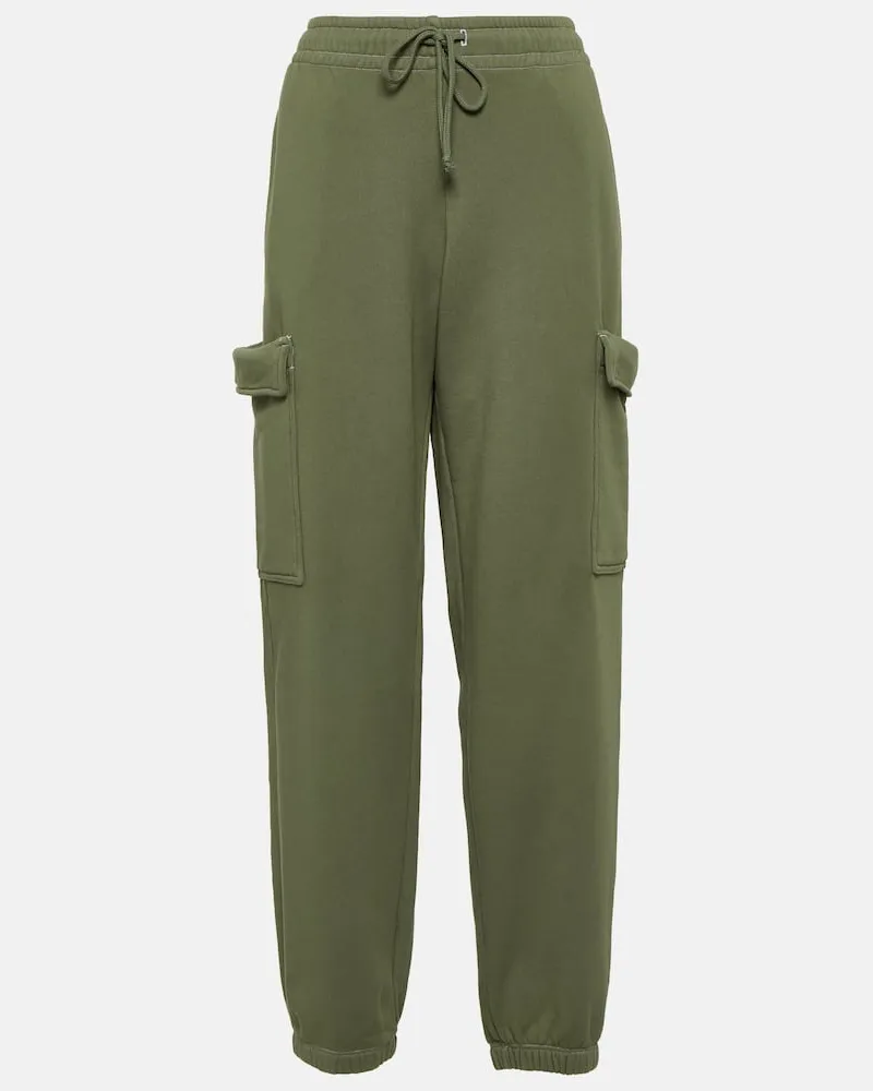 Velvet Cargo-Jogginghose aus Baumwoll-Jersey Violett