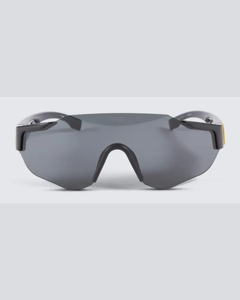 Fendi Sonnenbrille Sport Baguette Schwarz