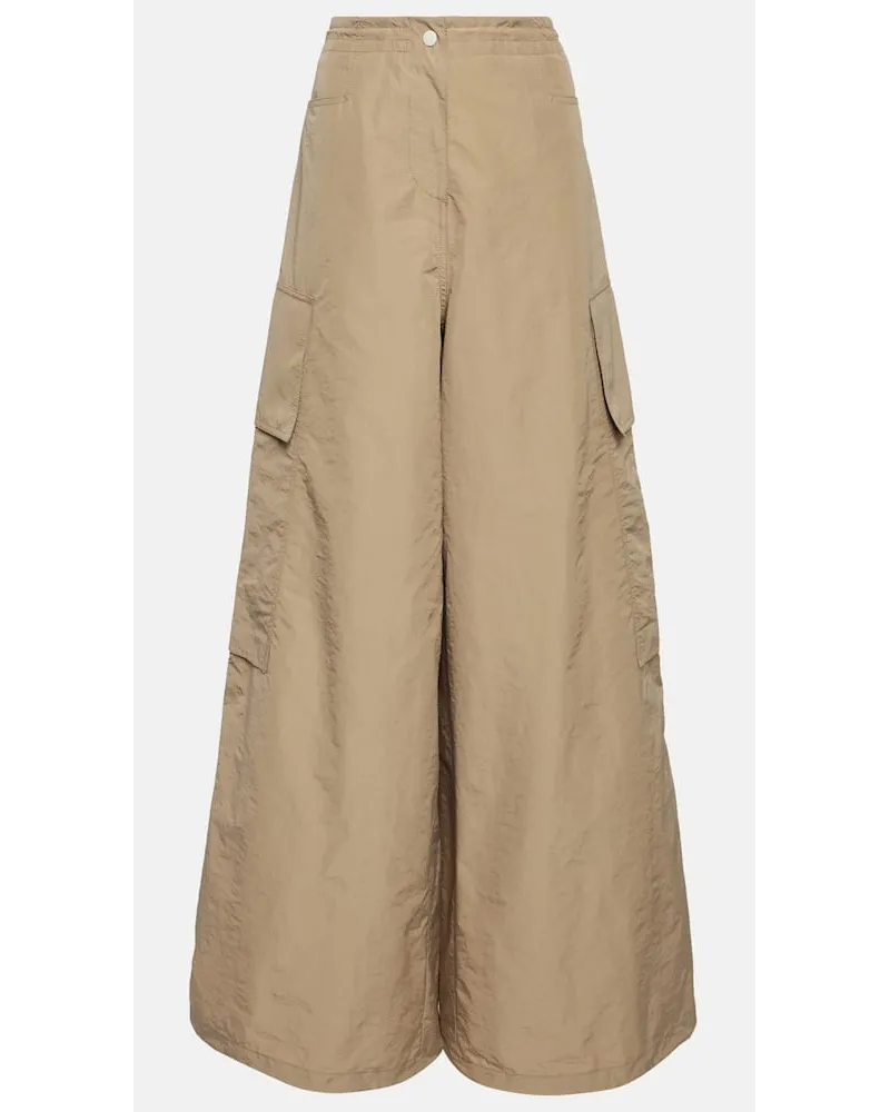 Palm Angels Cargohose Beige