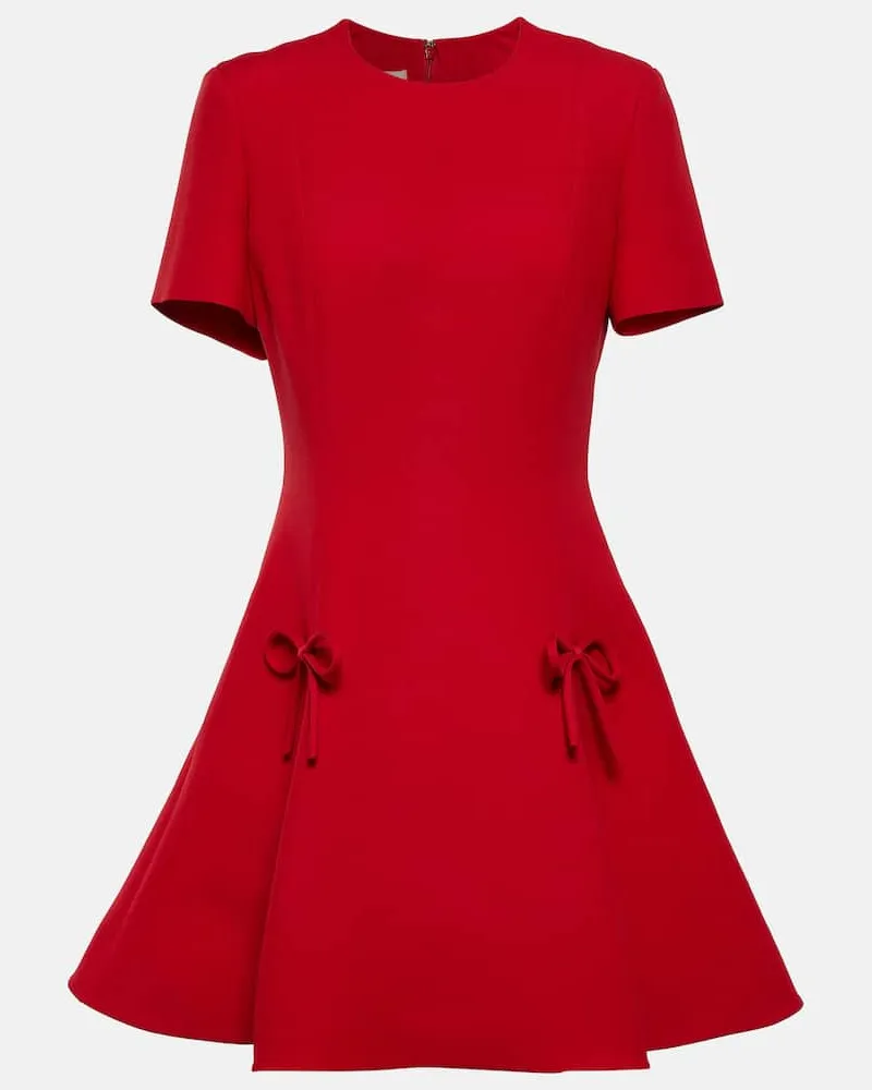 Valentino Garavani Minikleid aus Crepe Couture Rot