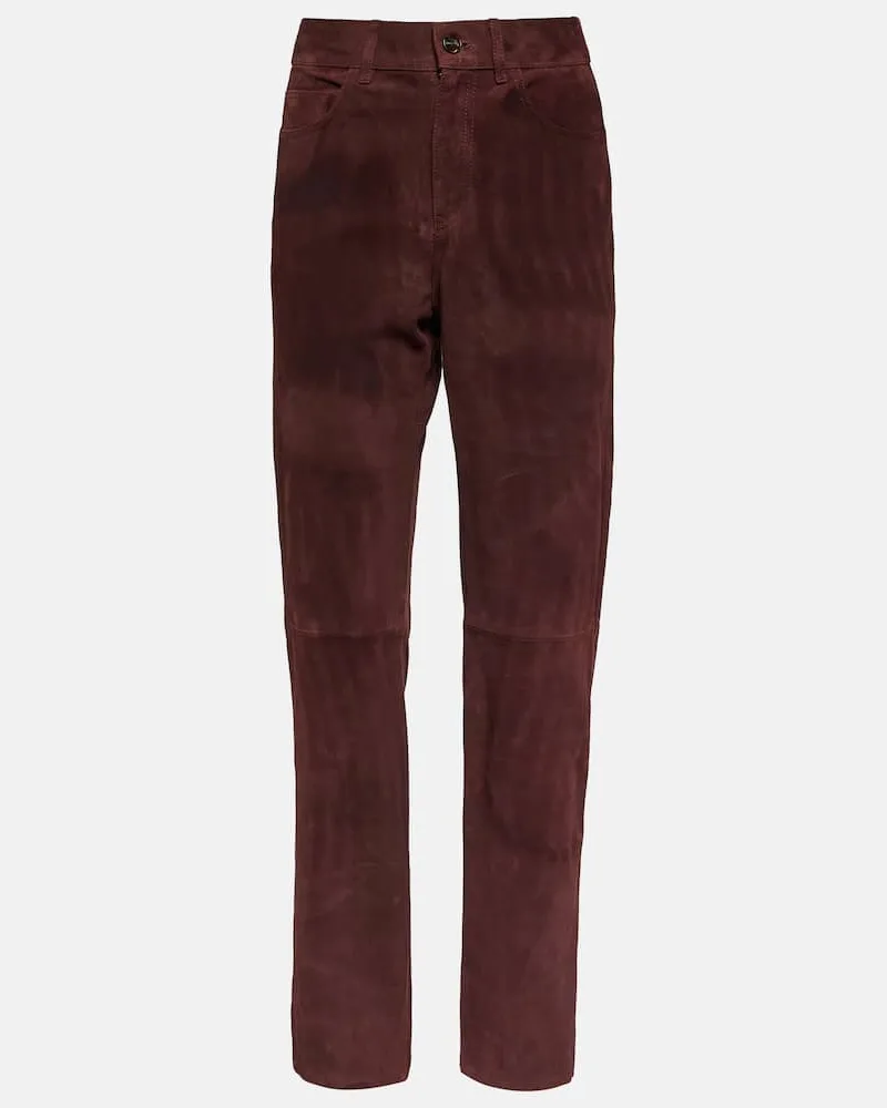 Blazé Milano Blazé Milano Hose Paso aus Veloursleder Braun