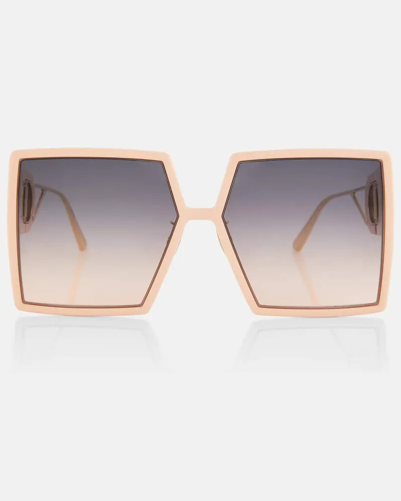 Dior Eckige Sonnenbrille 30Montaigne SU Rosa